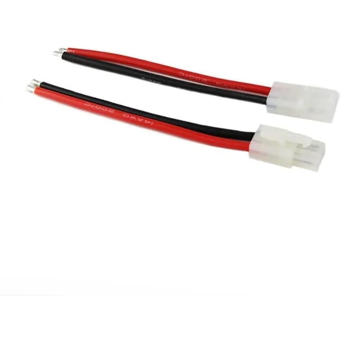3 páry Tamiya Plug samec kabelový adaptér konektor 14awg 10cm pro RC auto Lipo YUNIQUE GREEN-CLEAN-POWER