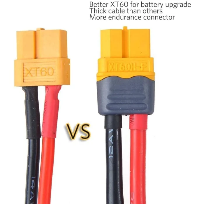 2 páry XT60 samec konektor s pouzdrem pouzdra konektoru se 150 mm 12AWG silikonovým kabelem pro Lipo baterii FPV dron YUNI...