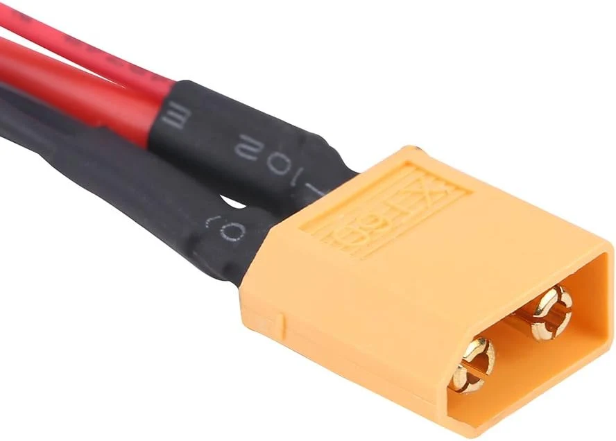 Sada 2 ks kabelových adaptérů XT60: 14 AWG konektor samec samice s 22 AWG zástrčkou JST - ideální příslušenství pro RC mod...
