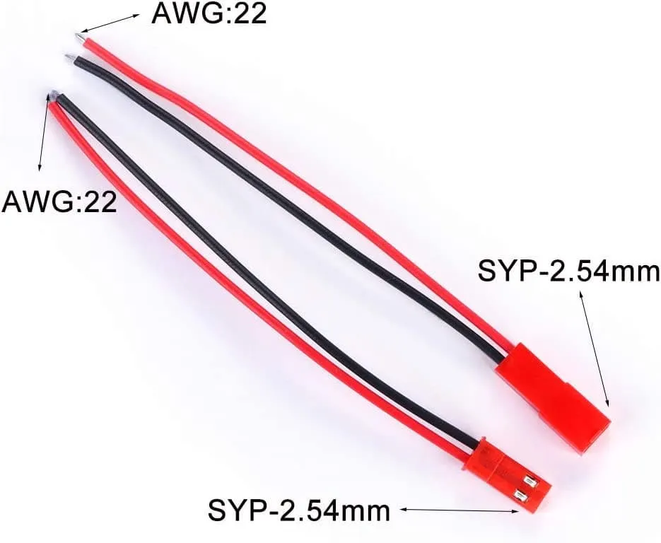 5 párů vysoce kvalitních konektorů MT60, 3,5mm zástrčka ESC nástavec, samec-samice, RC konektory baterie pro model budovy...