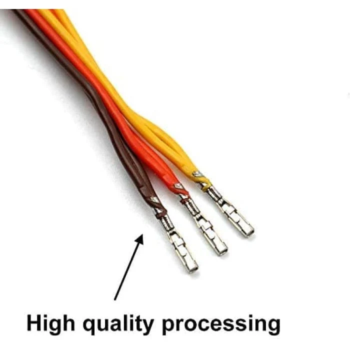 Zástrčka prodlužovacího servo prodlužovacího kabelu 6 kusů, 1 ž 2 Y drátový kabel 75mm 3kolíkový JR samec Futaba samice pr...