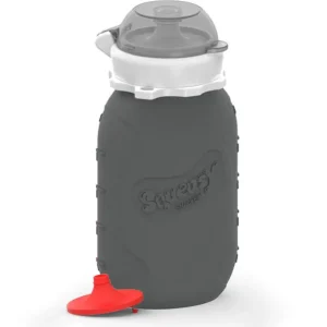 Snacker Mini - silikonová kapsička 180ml šedá