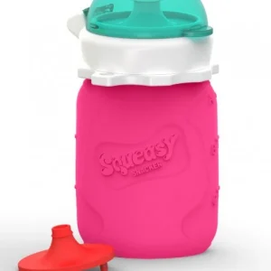 Squeasy Snacker Mini - silikonová kapsička 100ml růžová