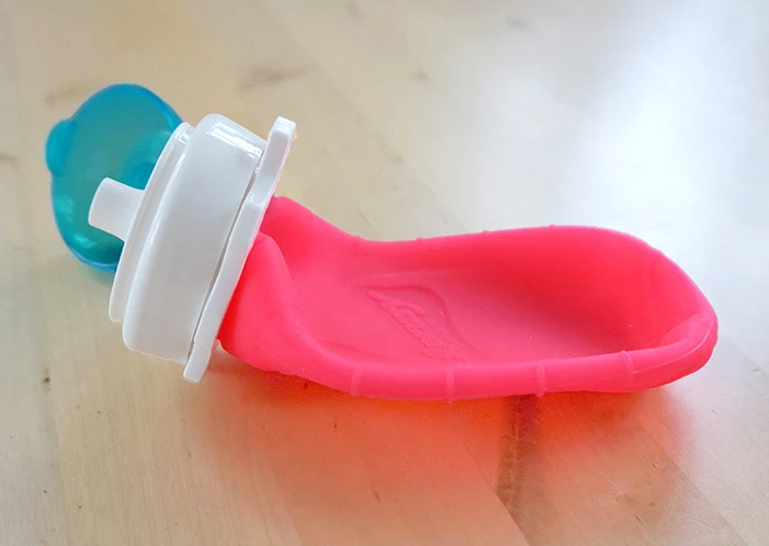 Squeasy Snacker Mini - silikonová kapsička 100ml růžová