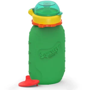 Squeasy Snacker Mini - silikonová kapsička 180ml zelená
