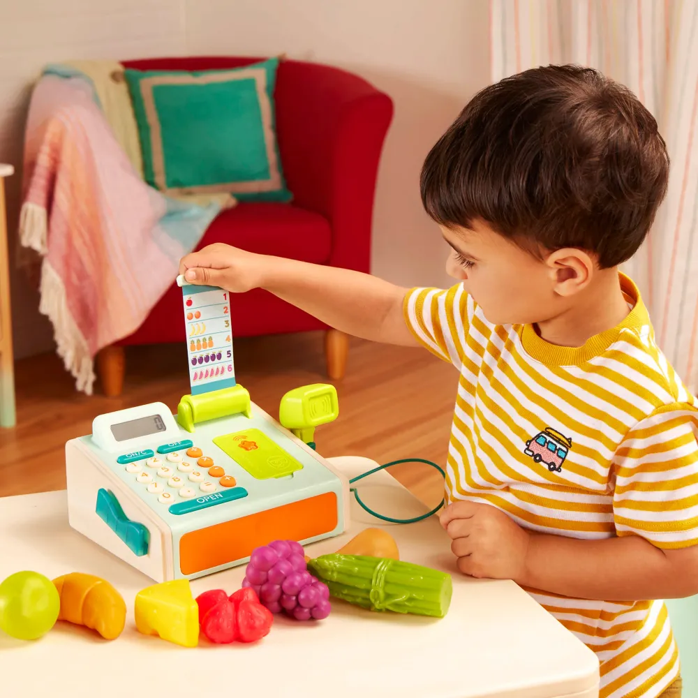 Registrační pokladna se skenerem čtečkou karet – Mini Cashier Playset