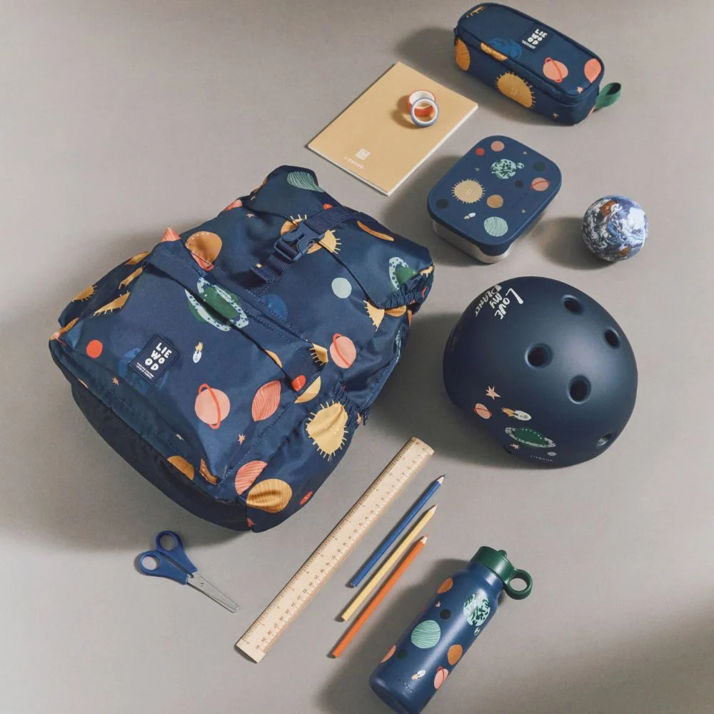 Liewood Hilary Universe Classic Navy Dětská helma Velikost S 48-52CM