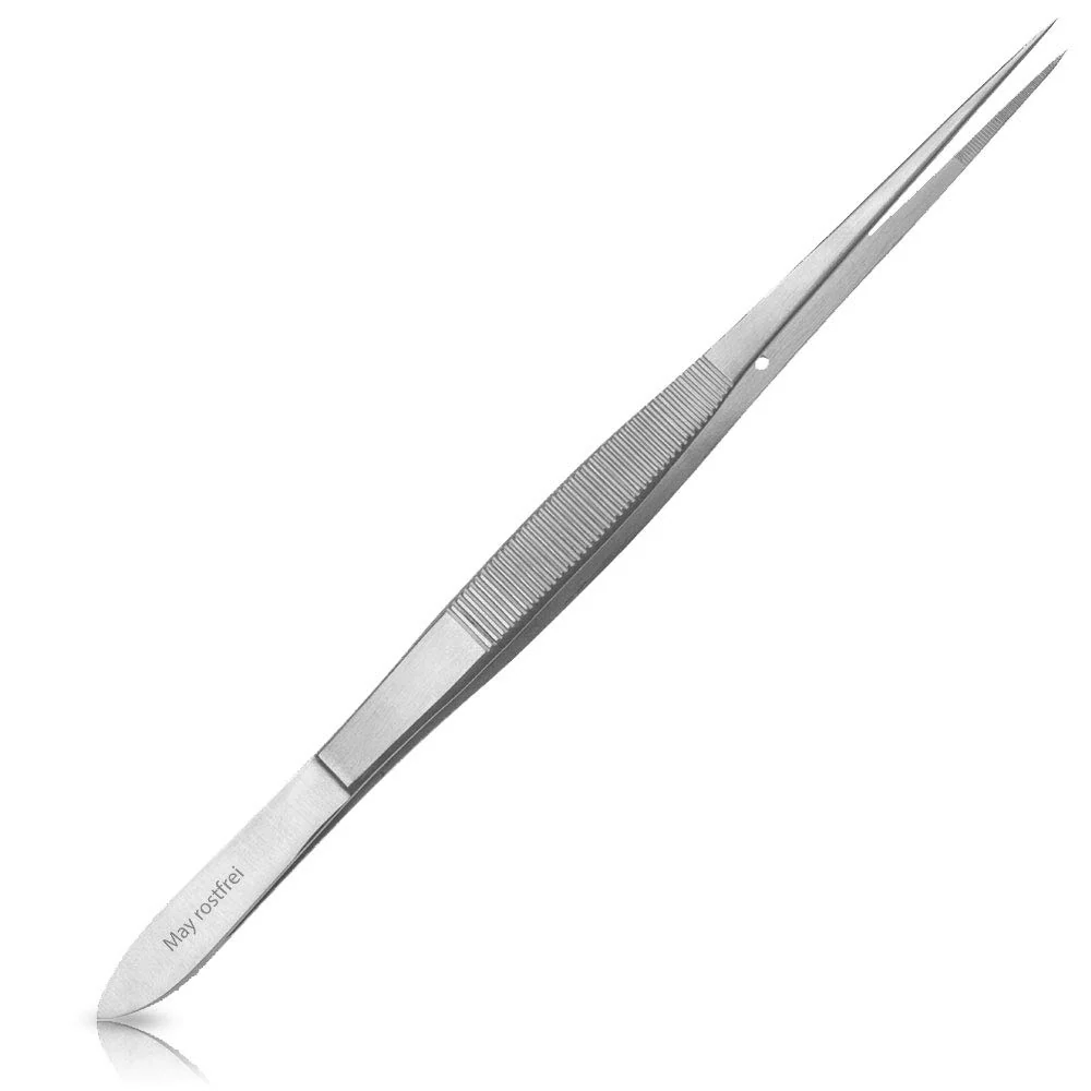 Technická pinzeta – rovný jemný hrot – délka 20 cm – pinzeta pro modelářství – pinzeta pro elektrikáře – průmyslová pinzet...