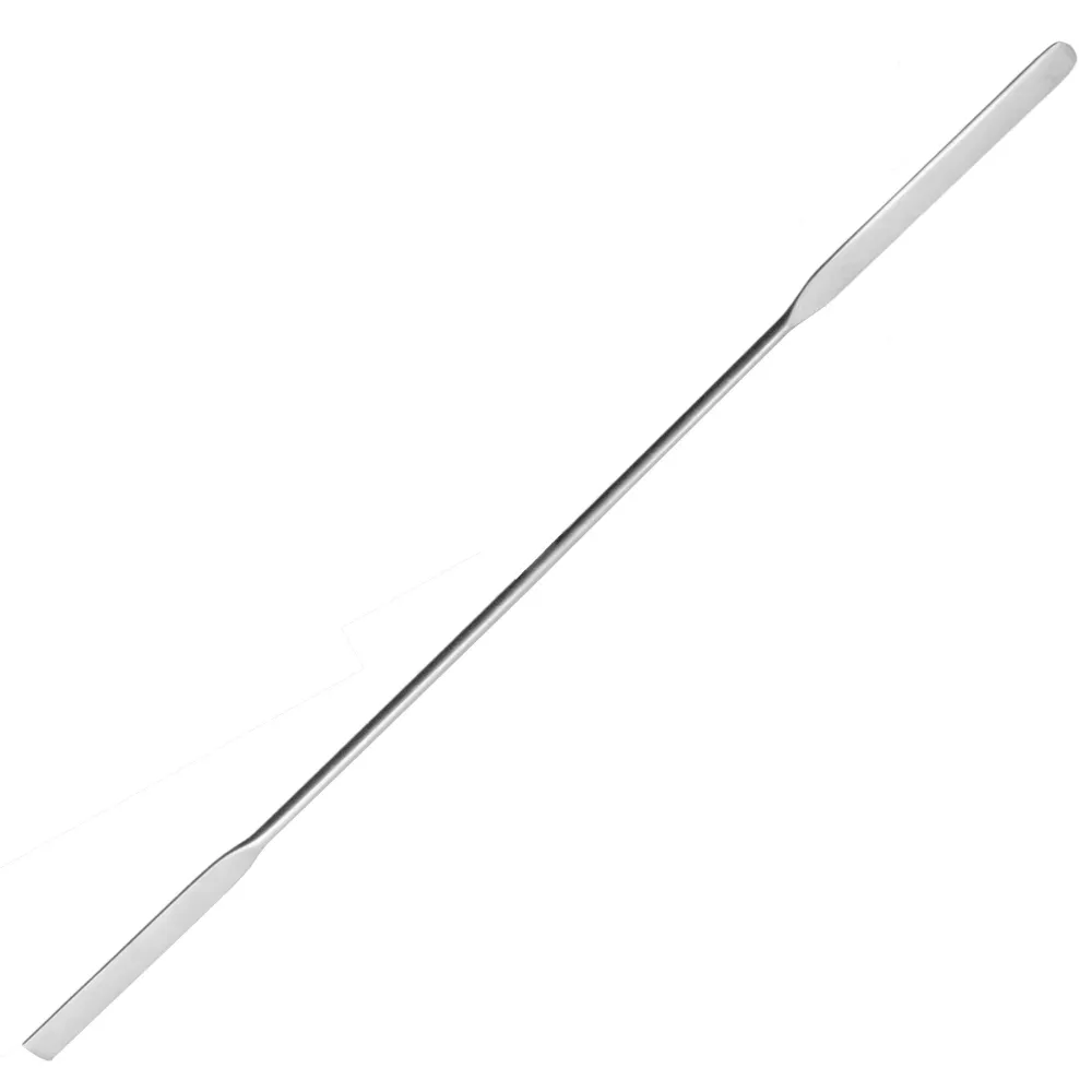 Dvojitá špachtle - přesné dávkovače pochromované pro kuchyni, koníčky laboratoř - celková délka: 21 cm