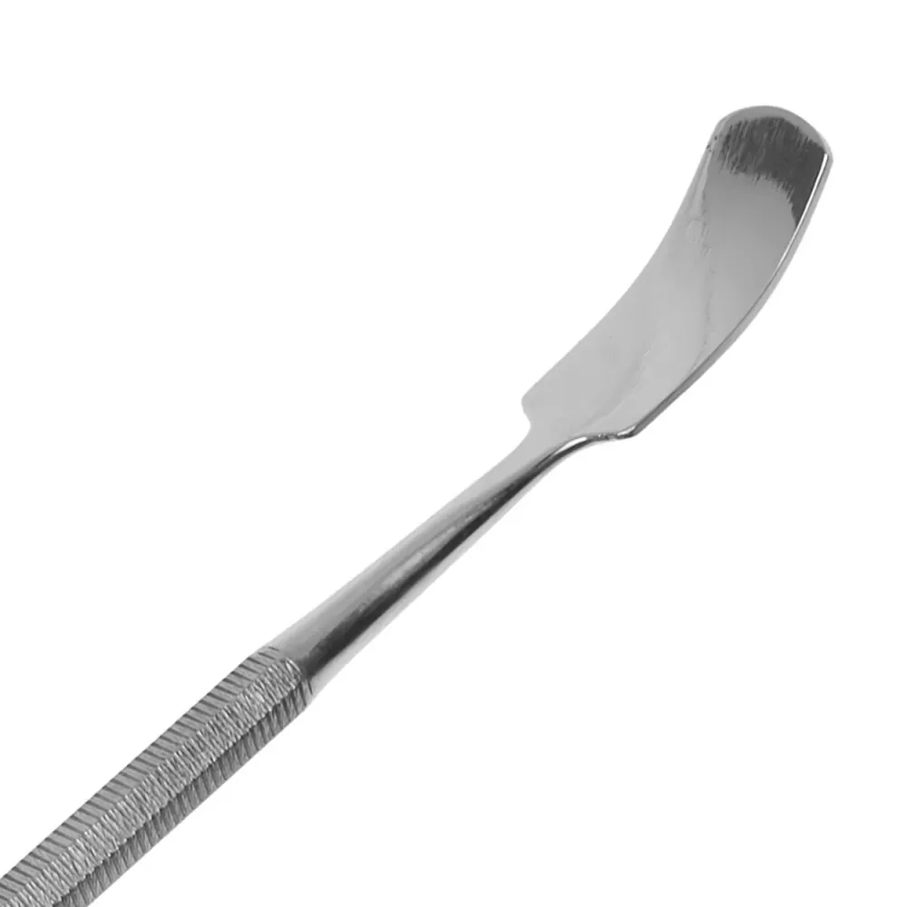 Špachtle podle - oboustranně zahnutá - nerezová ocel