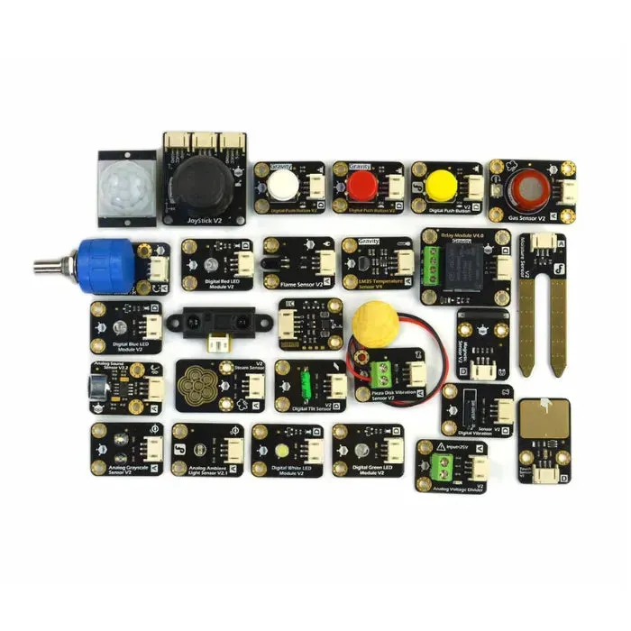 Gravity: 27dílná sada senzorů pro Arduino - startovací set pro Arduino - DFRobot