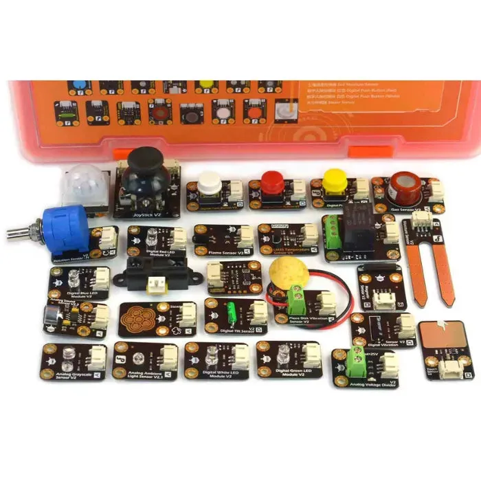 Gravity: 27dílná sada senzorů pro Arduino - startovací set pro Arduino - DFRobot