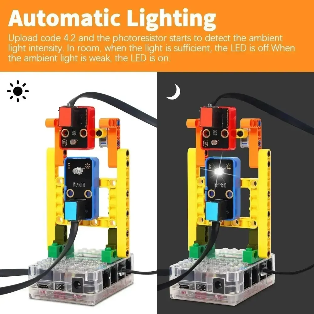 KeyeStudio Kidsbits STEM Elektronické stavební bloky SmartBinsite Kit PICO