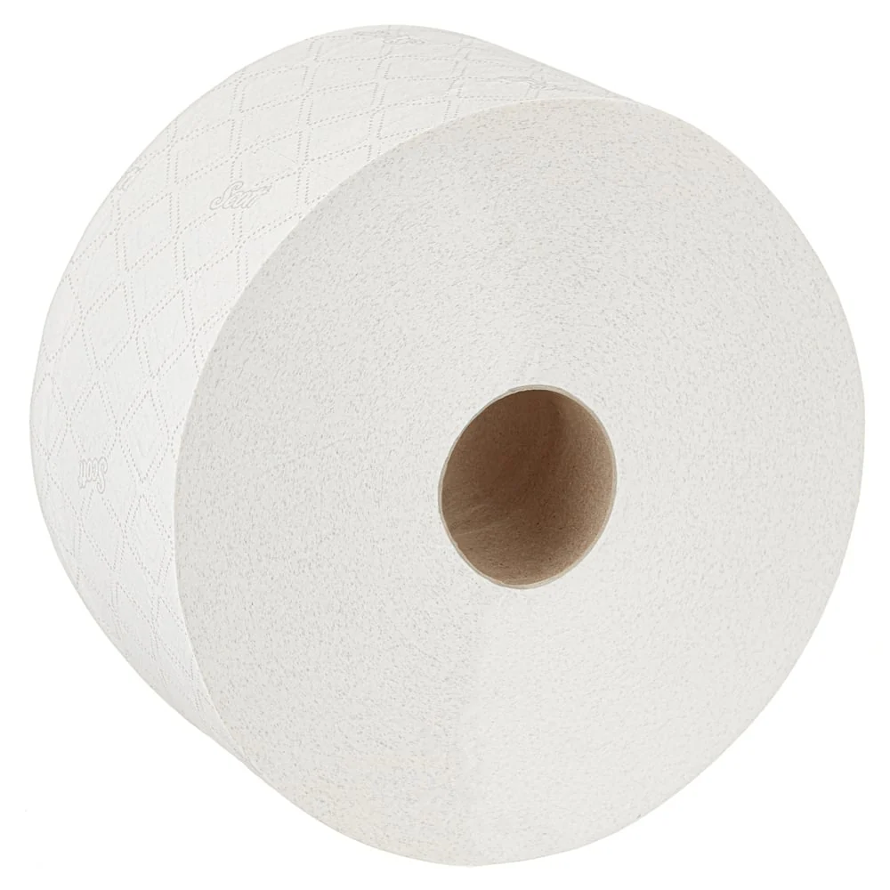 Papel do banheiro Scott® Control ™ - Remoção central / branco / 314m - 6 rolos x 1280 folhas de lenços de papel higiênicos...