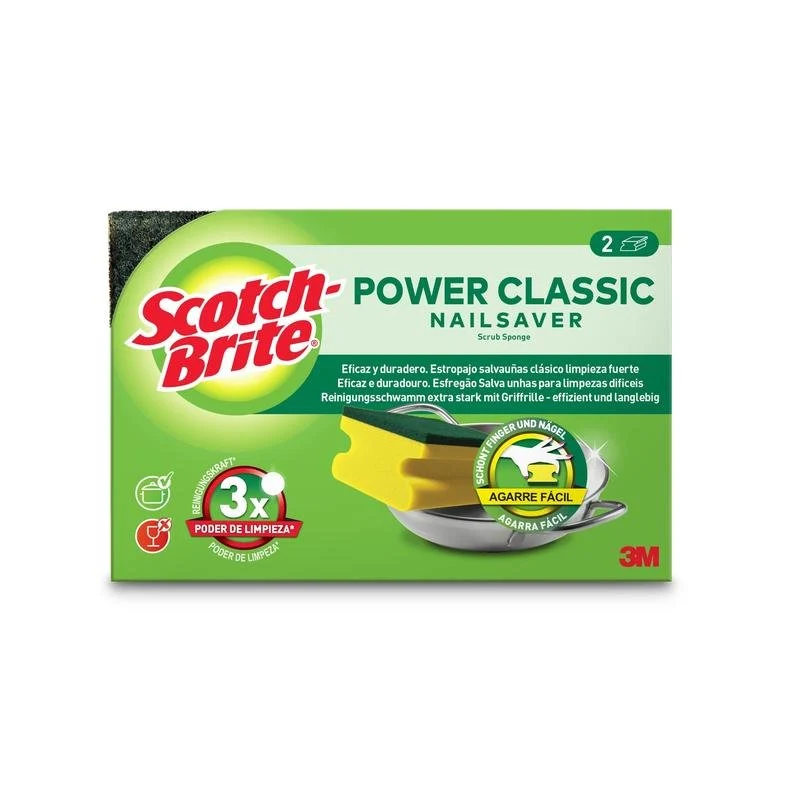 Scotch-Brite® Archetypální Griffschwamm, 2 Stück pro Packung | 1 Stück