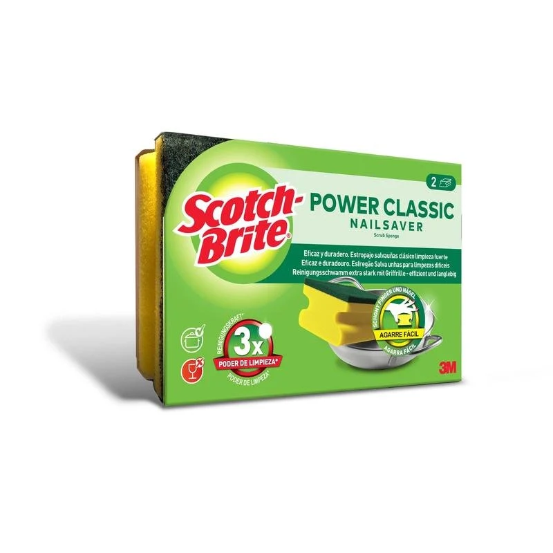 Scotch-Brite® Archetypální Griffschwamm, 2 Stück pro Packung | 1 Stück