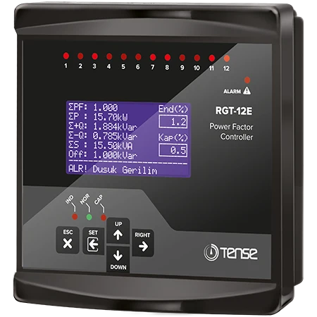 RGT-12E - Regulátor jalového výkonu 12 úrovňový +TCR
