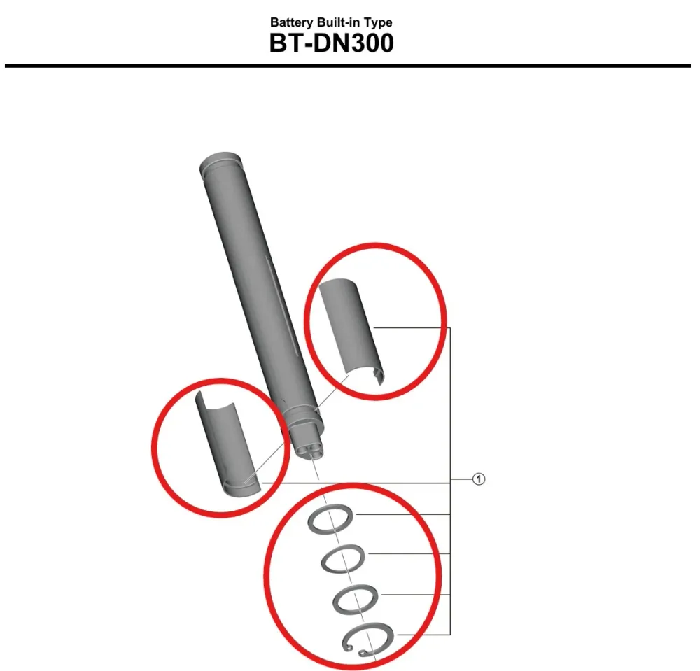 Bateriový adaptér SHIMANO BT-DN300