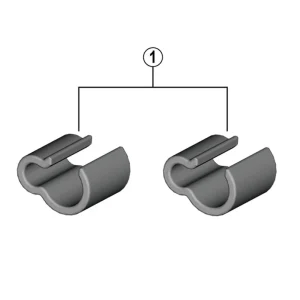 Kabelové svorky SHIMANO EW-WU111 (2 kusy)
