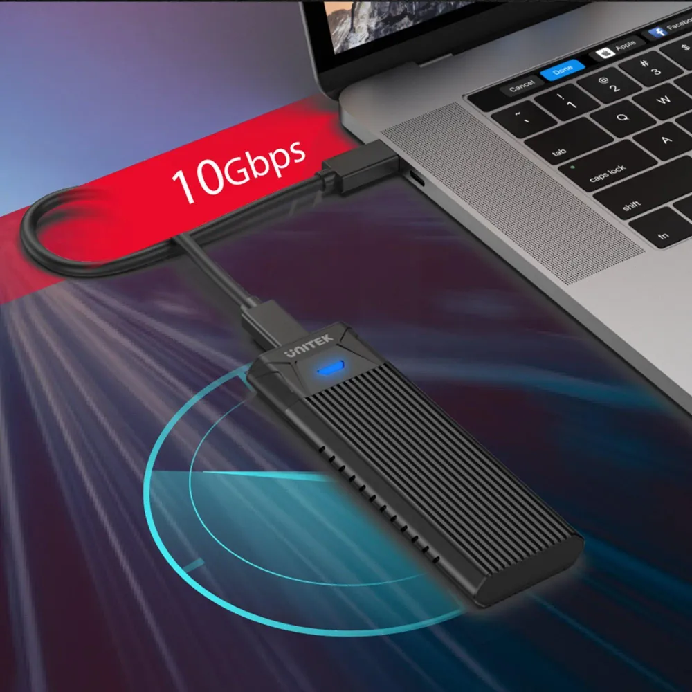 Unitek disková skříň (PCIe / NVMe) S1203ABK