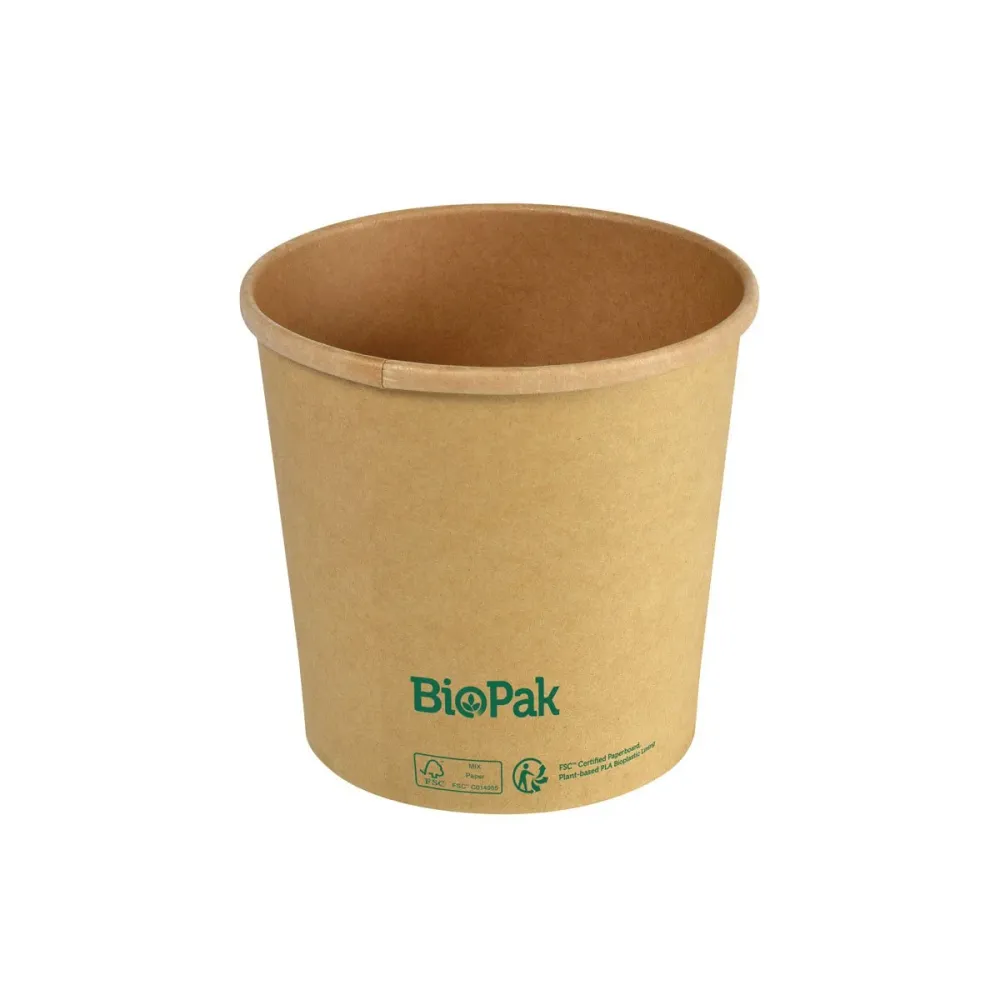 Bowl Ronda Slender Karton/Pla Brown