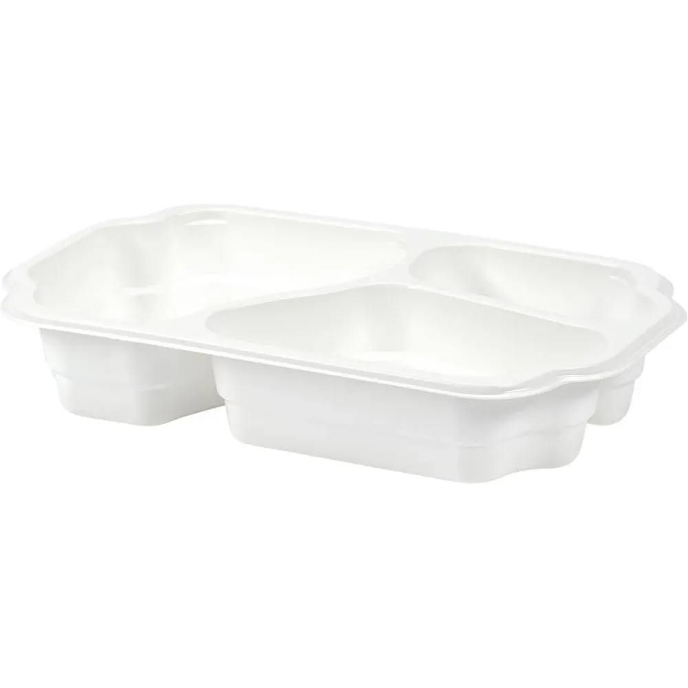 PP shell Take-Away 3 White PP 250x159x48 | Pack (246 pieces)