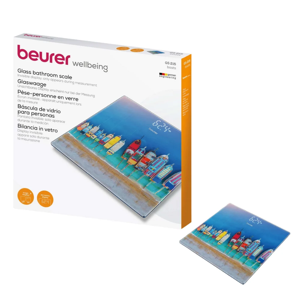 Auslaufartikel: Beurer GS 215 Glaswaage | Packung (1 Stück)