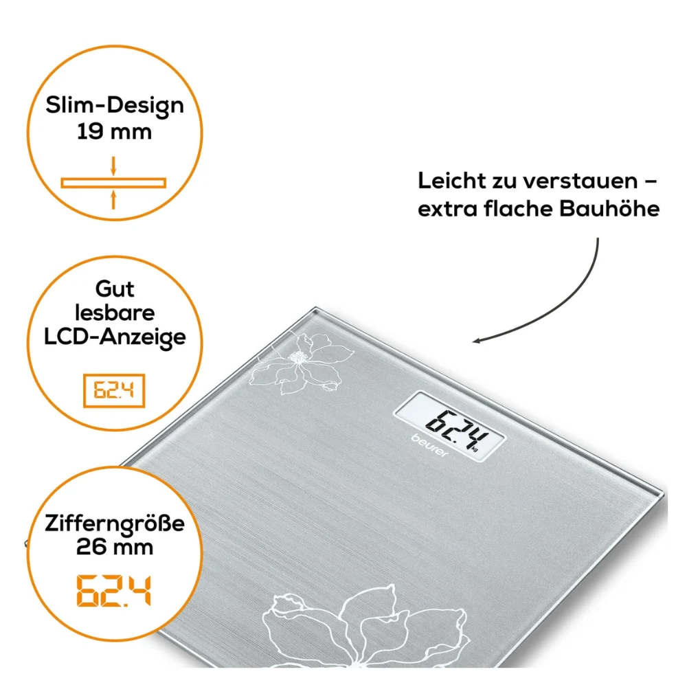 Auslaufartikel: Beurer GS 10 Glaswaage | Packung (1 Stück)