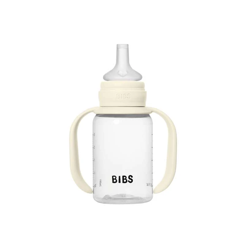 BIBS Bottle - Sutteflaskesæt - Plastik - Silikone - Sippy - 150 ml. - Ivory
