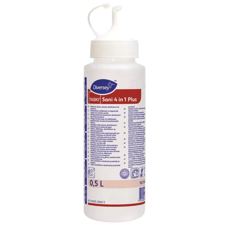 Dosierflasche TASKI Sani 4 1 Plus, Dosierflasche Sani 4 1, geknickter Spritzkopf (0,5L) | Flasche (1 Stück)