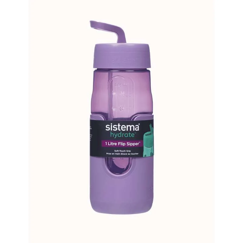 Sistema Flip Sipper Bottle Drikkedunk - 1L - Misty Ametyst