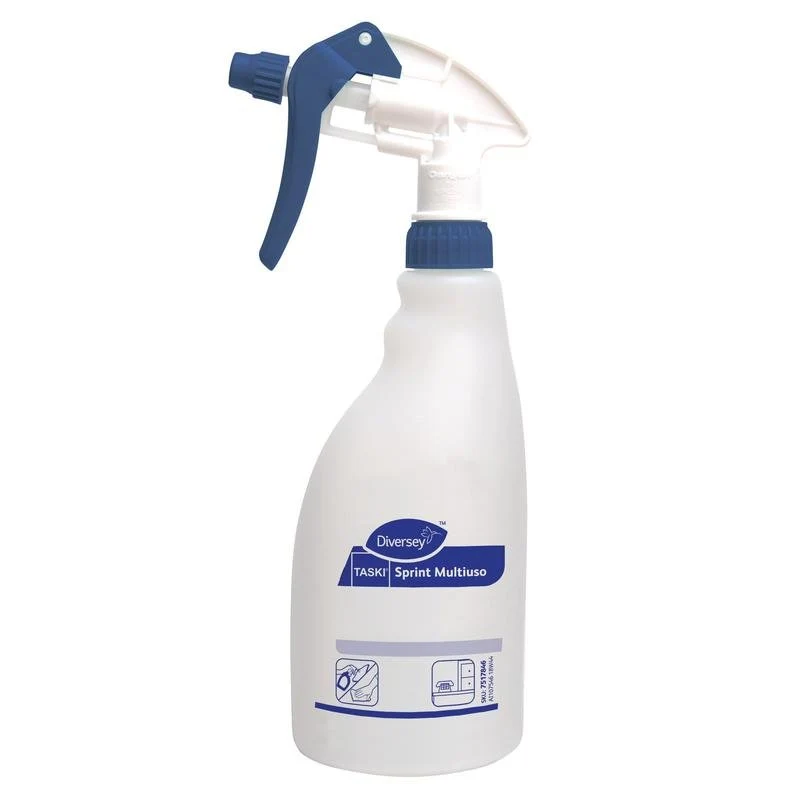 Trigger Spray Sprin Sprint Multio, reabastecimento de garrafa de garrafa multijo, cabeç de spray azul (0,5L) | Garrafa (1...