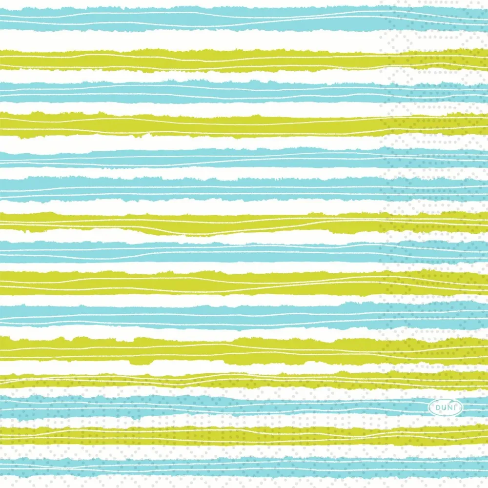 Șervețele din pânză celulară 33 x 33 cm 3-strat 1/4 Falz Elise Stripes | Pachet (50 de șervețele)