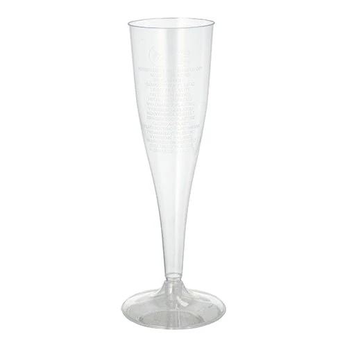 Starpak 10 varren lasit kuohuviinille, PS 0,1 L Ø 4,8 cm · 19,9 cm Kristallinkirkas yksiosainen | Papptray (10 kappaletta)