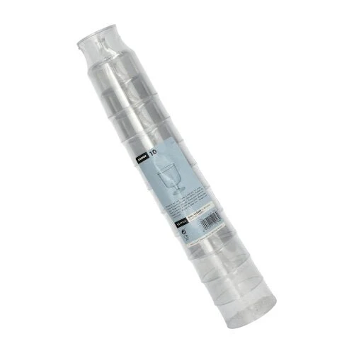 Starpak 10 varren lasit punaviinille, PS 0,2 L Ø 7,2 cm · 10 cm Kristalli kirkas yksiosainen | Kutistuva folio (10 kappale...