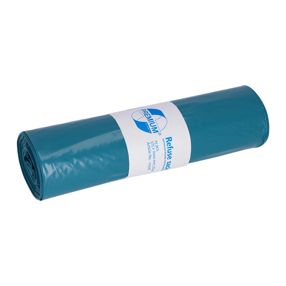 DEISS Premium Müllsäcke aus LDPE, 10708, 70 Liter | Rolle (25 Stück)