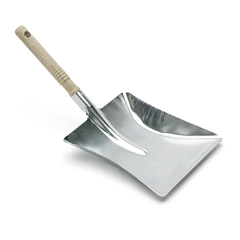 Pá de lixo Nölle Profi Brush metal galvanizado com cabo de madeira, 44x22 cm | 1 peç