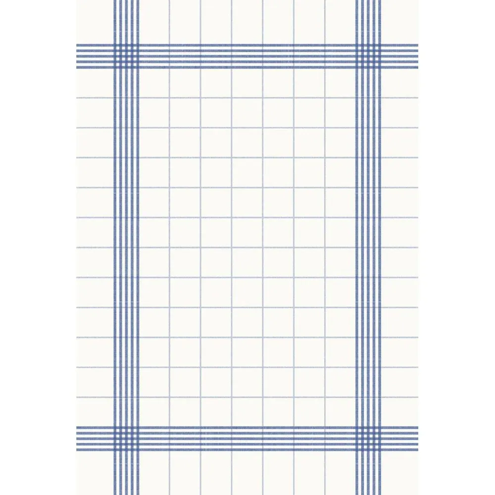 Șervețel de prosop 38 x 54 cm pachet plat alb/albastru | Pachet (250 de bucăți)