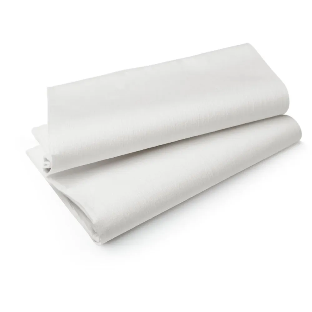 Evolin Mitteldecke 84x84 cm, weiß - Hochwertige Tischdecke | Packung (84 Stück)