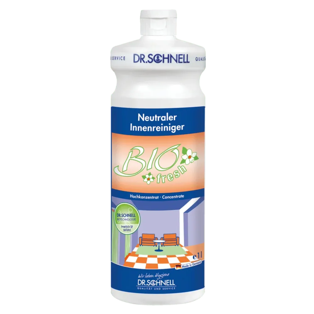 Dr. Schnell BIOFRESH Probiotischer Geruchstilger für Gebäudereinigung, Raumfrische | Flasche (1 l)