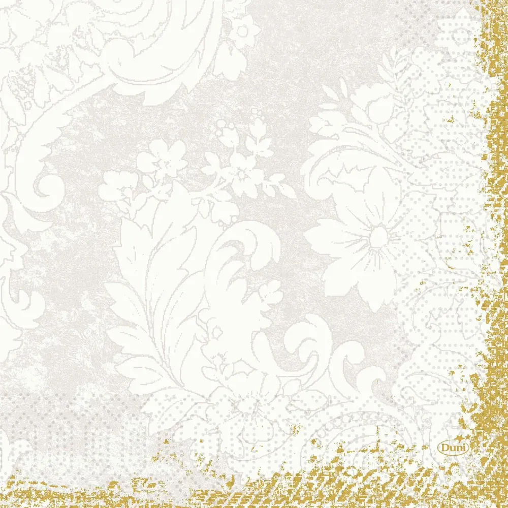 Cell cloth napkin 33 x 33 cm 3-layer 1/4 Falz Royal White | Pack (50 napkins)