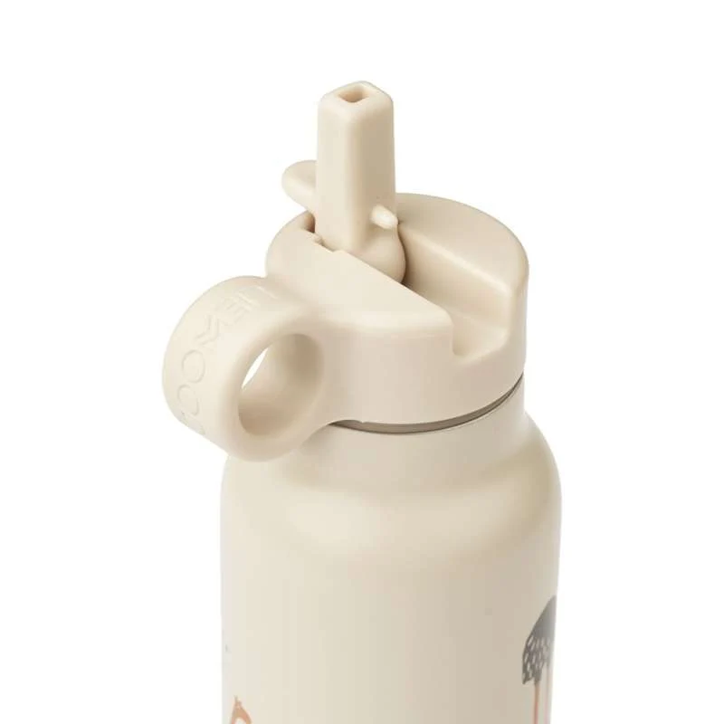 Liewood Falk Drikkeflaske - Rustfrit Stål - 350ml - Safari/Sandy Mix