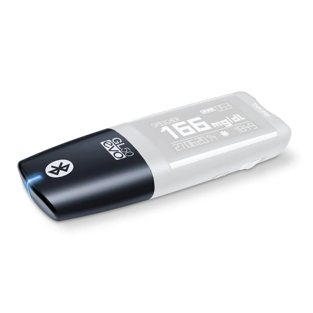 Auslaufartikel: Beurer GL 50 evo Bluetooth® Adapter für Blutzuckermessgerät GL 50 evo | Packung (1 Stück)