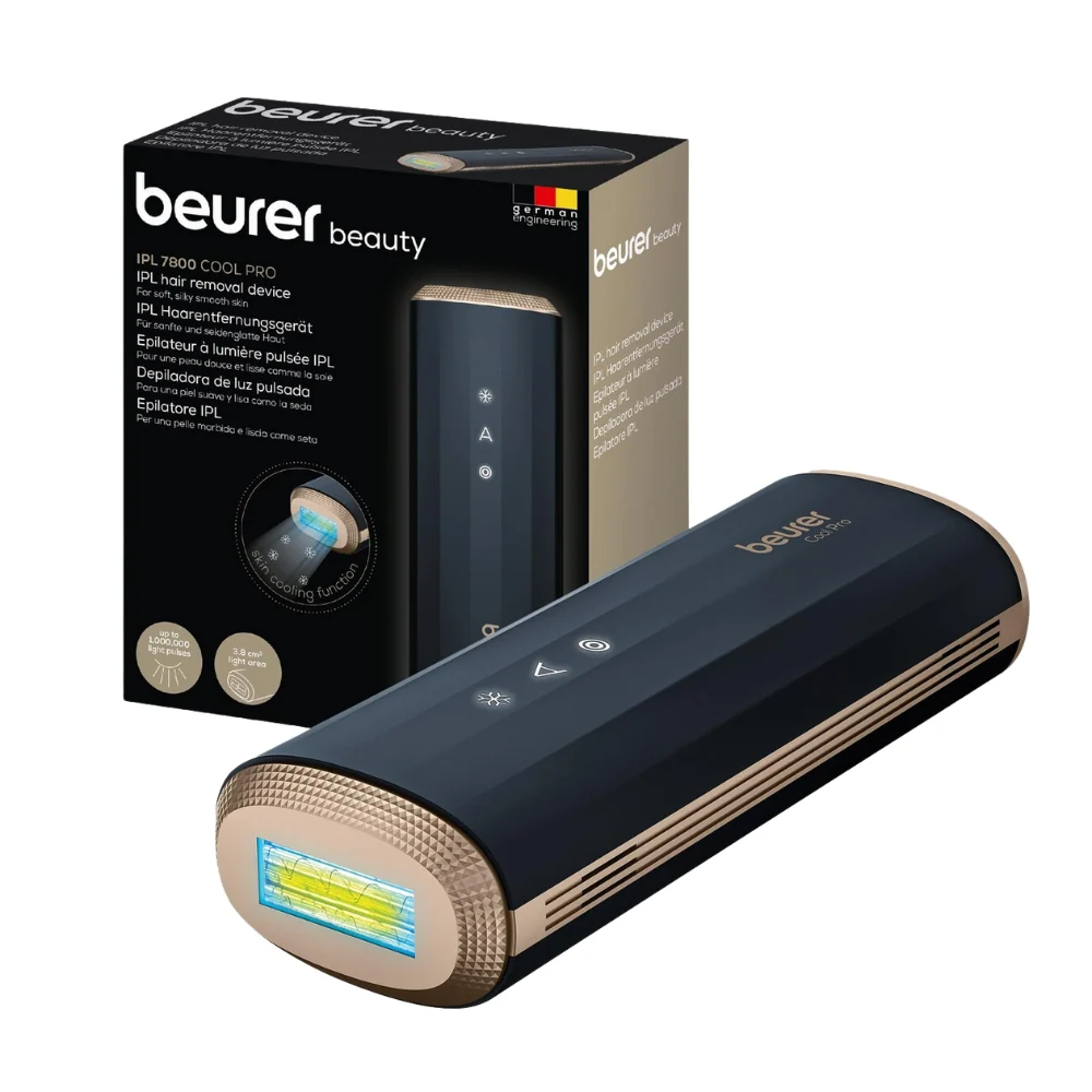 Auslaufartikel: Beurer IPL Haarentfernungsgerät IPL 7800 COOL PRO | Packung (1 Stück)