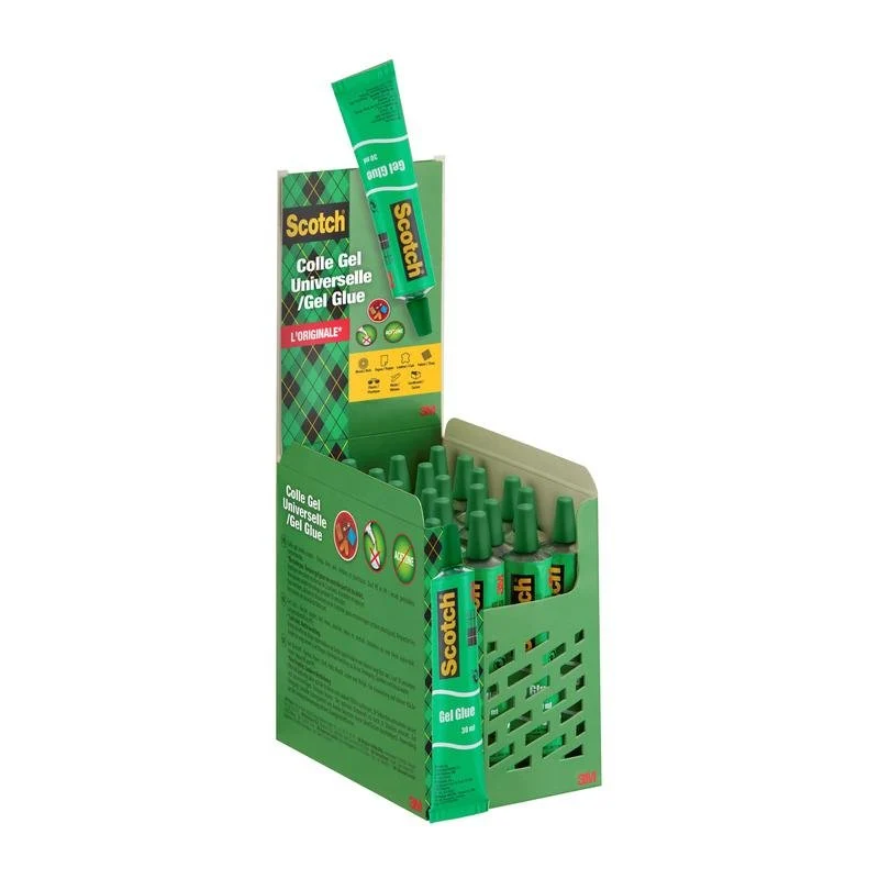 Aufsteller, Scotch® Flüssigkleber, 30 ml, 24 Tuben/Aufsteller | 1 Stück