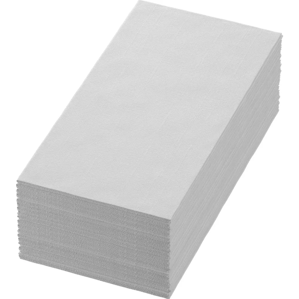 Șervețele de cârpă celulară 40 x 40 cm 2-strat 1/8 pliabil alb alb | Pachet (300 de șervețele)