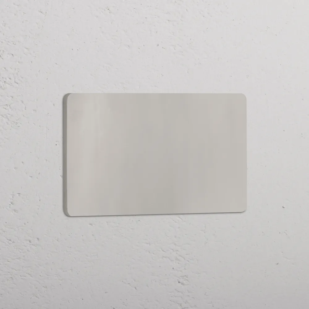 Grove Dual Blank Plate - Polished Nickel