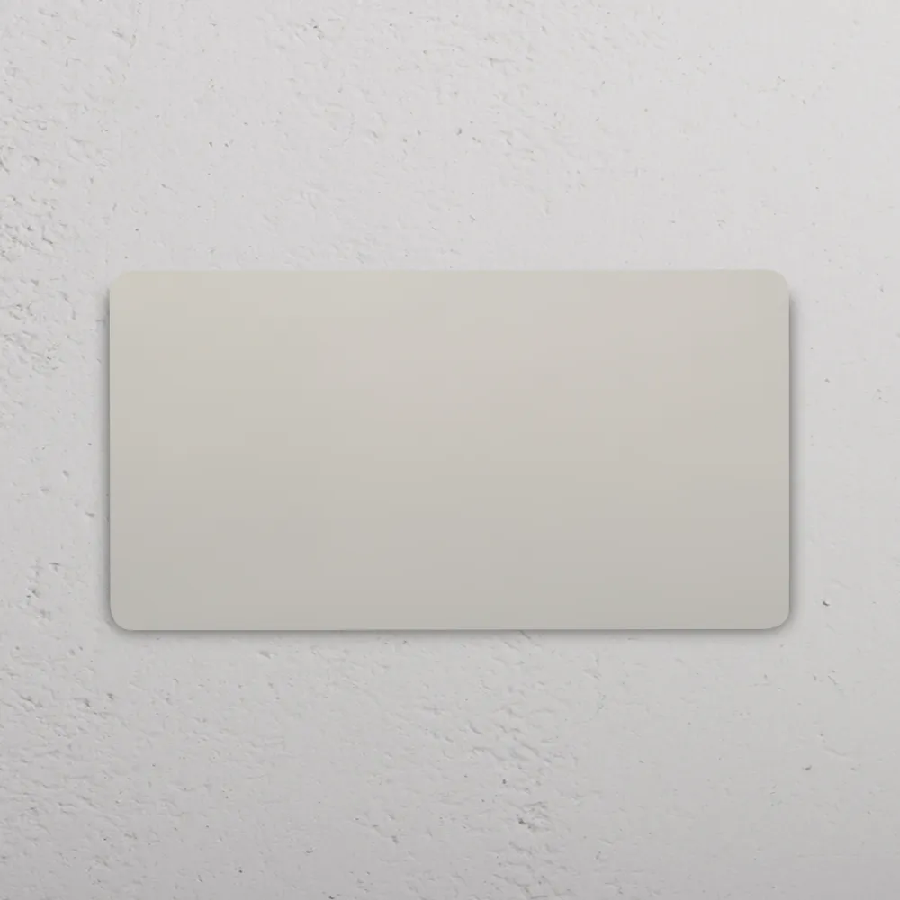 Grove Dual Blank Plate - Polished Nickel