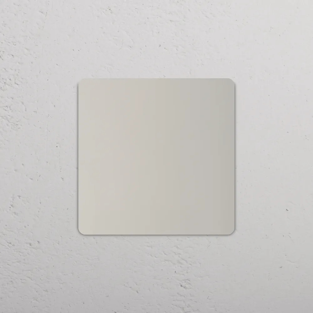 Grove Single Blank Plate - Polished Nickel