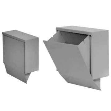 Novocal Hygiene waste bucket slide made stainless steel